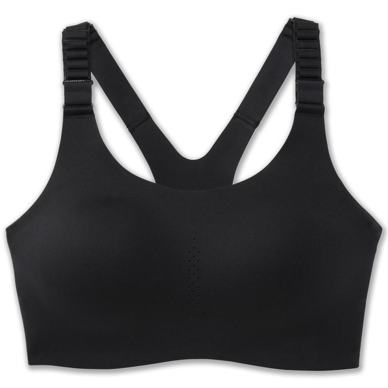 Brooks Dare Racerback 2.0 Womens Sports Running Bra Ireland Black (SRMO-69021)